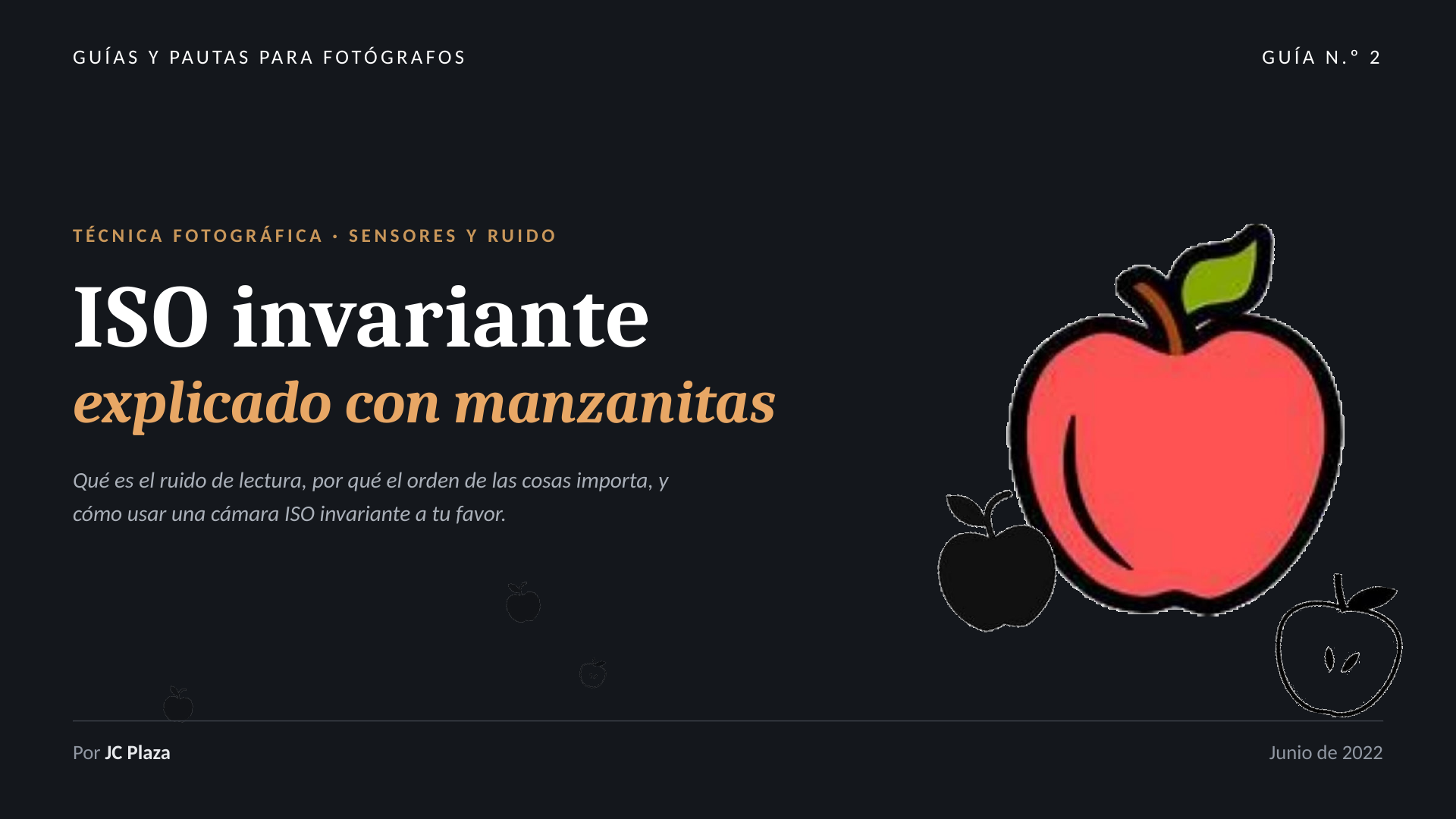 ISO invariante explicado con manzanitas